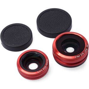 3in1 Fisheye Lens, Wide Angle & Micro Lenses